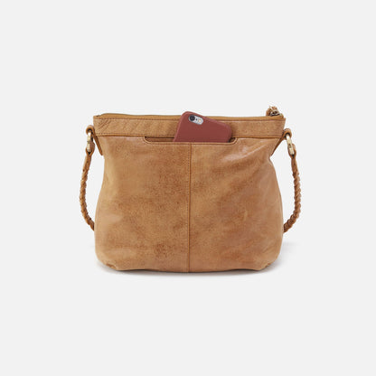 Lasso Medium Crossbody In Buffed Leather - Whiskey | HOBO New