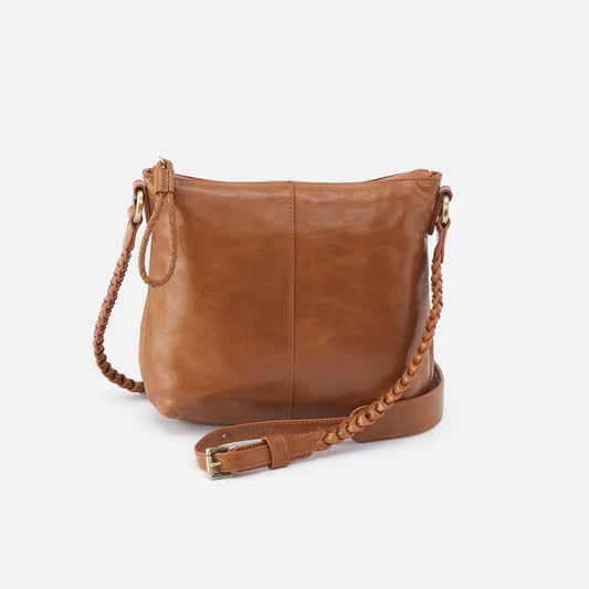 Lasso Medium Crossbody In Polished Leather - Truffle | HOBO New