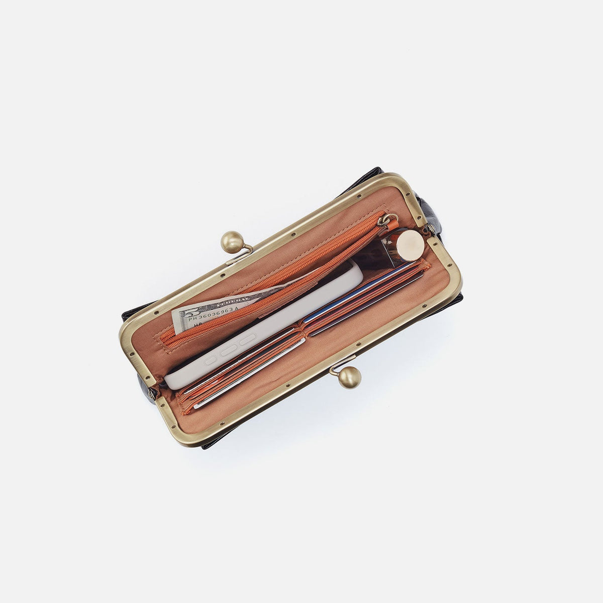 Lauren Frame Crossbody In Polished Leather - Lily | HOBO Everyday