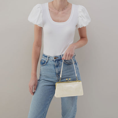 Lauren Frame Crossbody In Polished Leather - Lily | HOBO Everyday