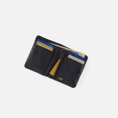 Lumen Mini Wallet In Pebbled Leather - Embroidered Birch | HOBO Discount