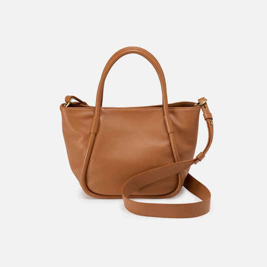 Margot Satchel In Pebbled Leather - Butterscotch | HOBO Sale