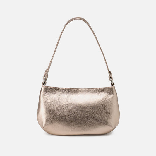 Pier Baguette In Metallic Leather - Cameo Quartz | HOBO Special Offer