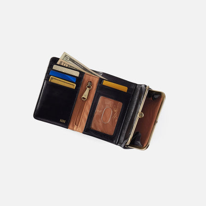 Robin Compact Wallet In Polished Leather - Grenadine | HOBO Hot Sale