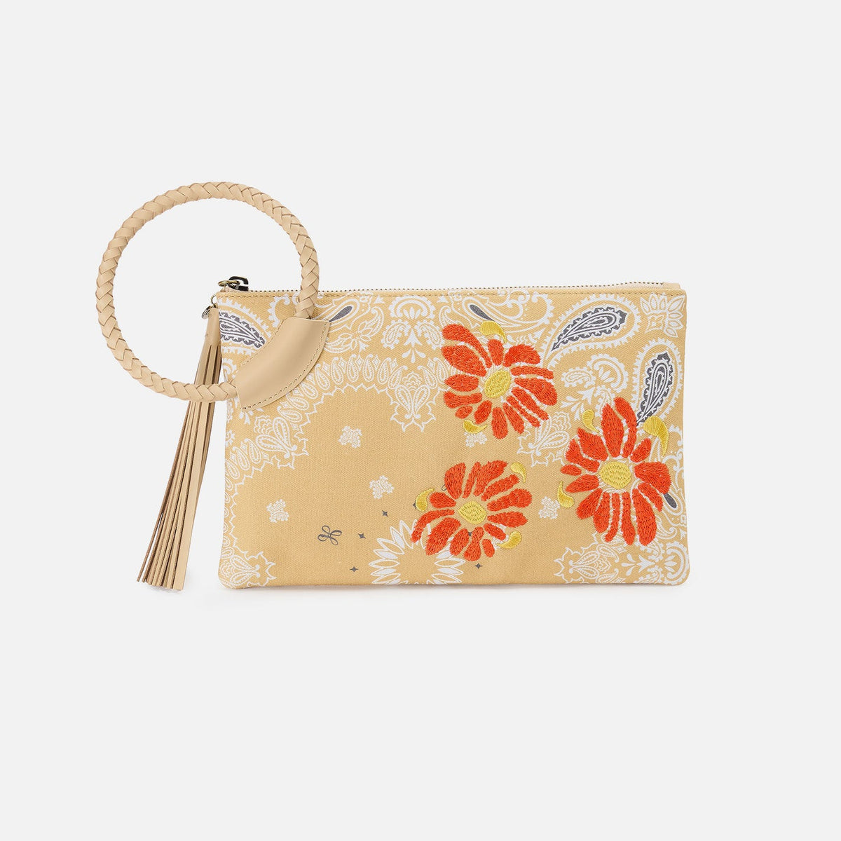 Sheila Clutch In Canvas - Sunset Bandana | HOBO Customer Favorite