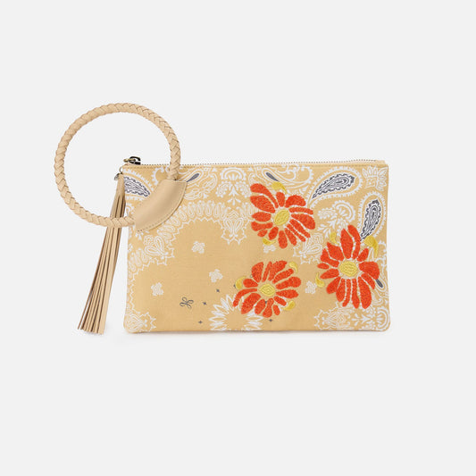 Sheila Clutch In Canvas - Sunset Bandana | HOBO Customer Favorite