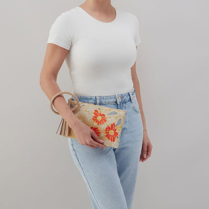 Sheila Clutch In Canvas - Sunset Bandana | HOBO Customer Favorite