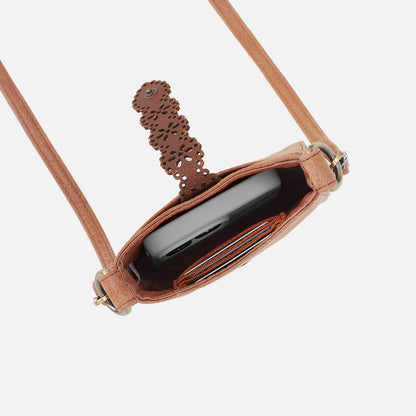 Tabby Phone Crossbody In Buffed Leather - Whiskey | HOBO Smart Buy