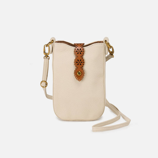 Tabby Phone Crossbody In Pebbled Leather - Birch | HOBO Quality