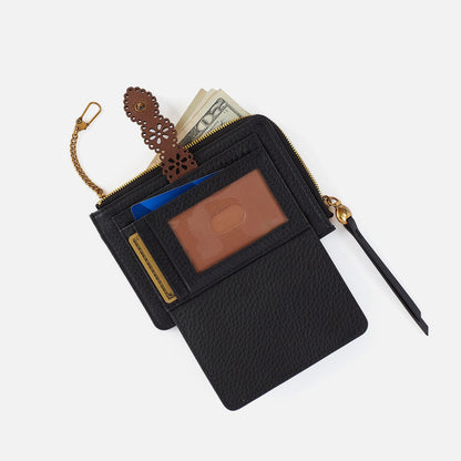 Tabby Zip Medium Wallet In Buffed Leather - Whiskey | HOBO Essential
